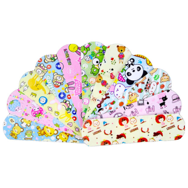 100 Pieces Waterproof Breathable Kawaii Cute Cartoon Patches