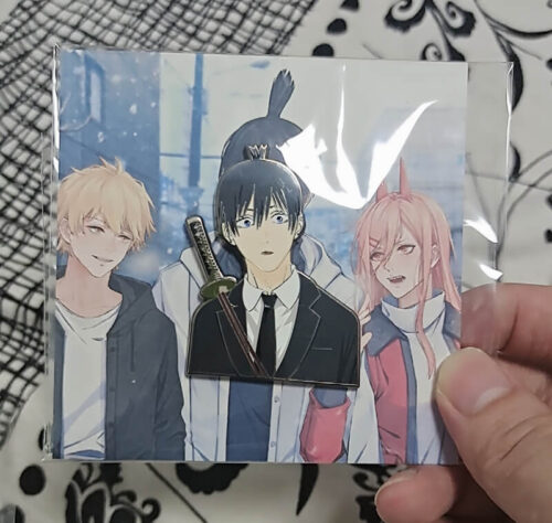 Aki Hayakawa Enamel Pin Chainsaw Anime Badge photo review