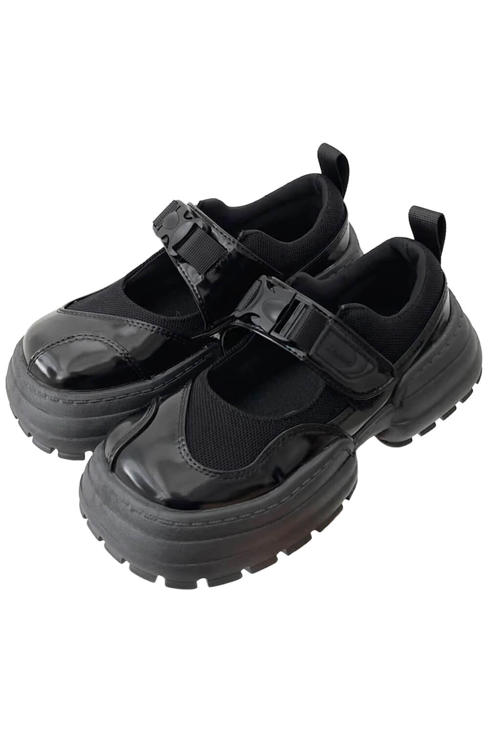 Black Y2K Platform Sandals Shoes Urbancore Aesthetic