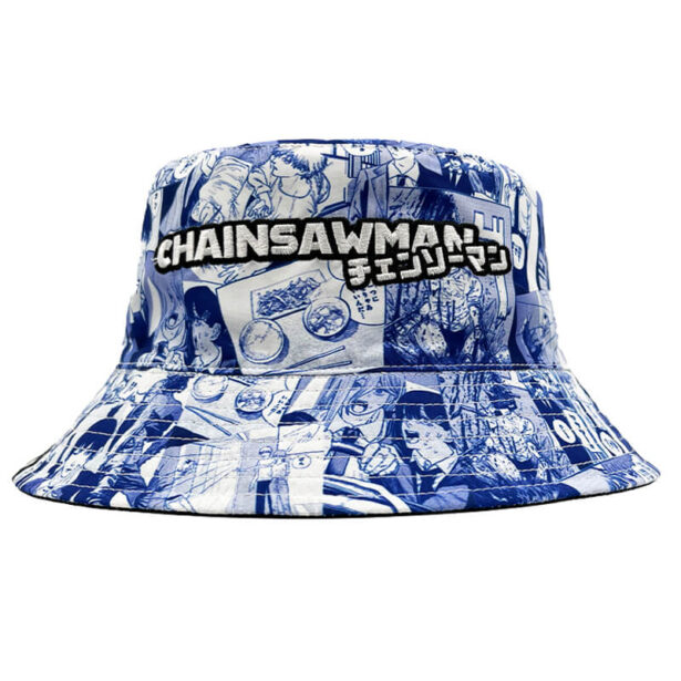 Bucket Hat Chainsaw Man Manga Aesthetic Summer 1