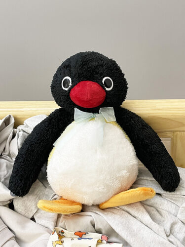 Cute Pingu Penguin Plush Toy 32 cm Kidcore Aesthetic photo review