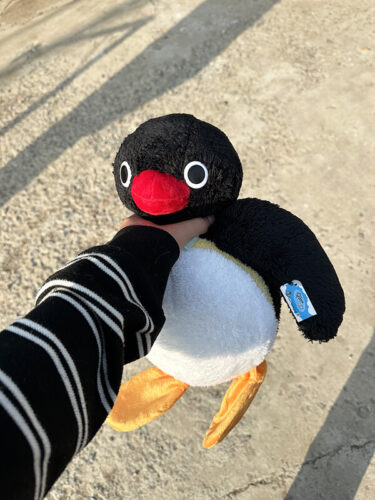 Cute Pingu Penguin Plush Toy 32 cm Kidcore Aesthetic photo review