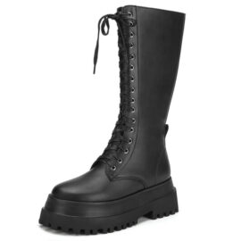 High Combat Platform Boots Alternative Aesthetic 1