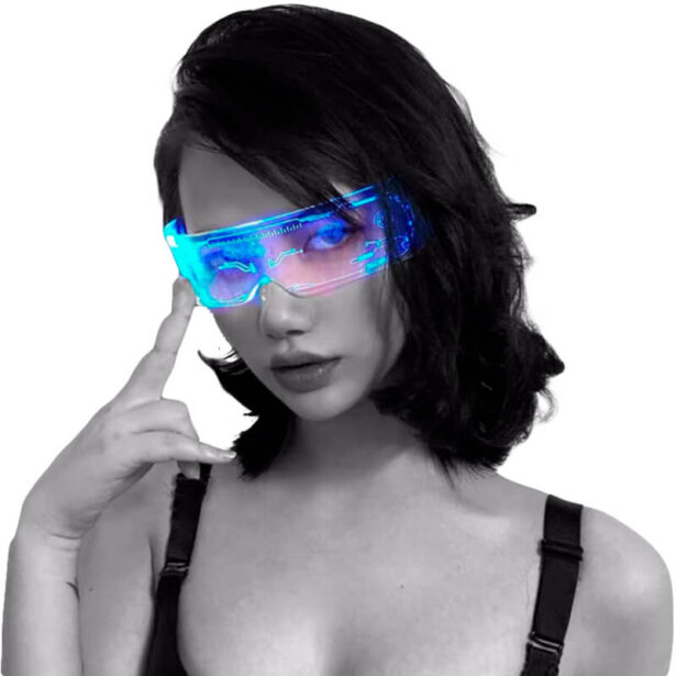 LED Glowing Glasses Cyberpunk 2