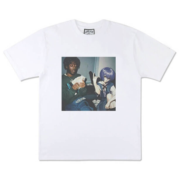 Lil Uzi Vert and Rei Ayanami Animecore Unisex T Shirt 1