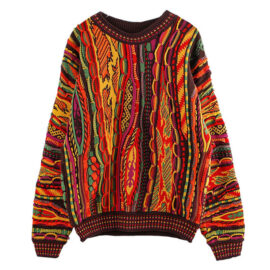 Retro Style Lava Red Coogi Sweater Unisex 1