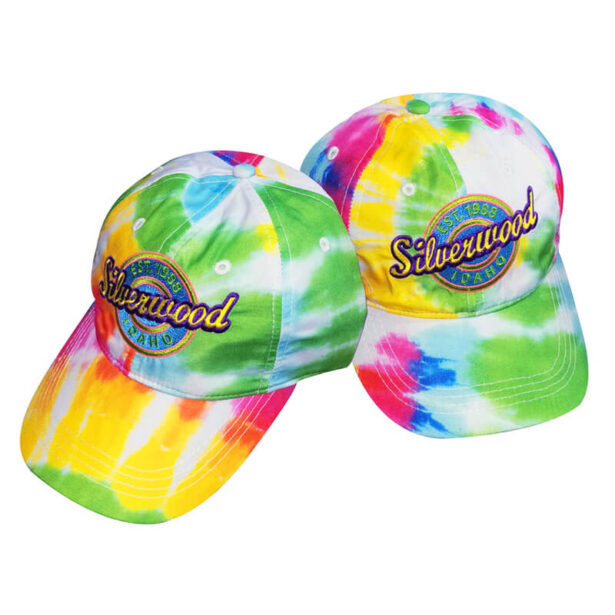 Silverwood Theme Park Baseball Cap Tie Dye 1