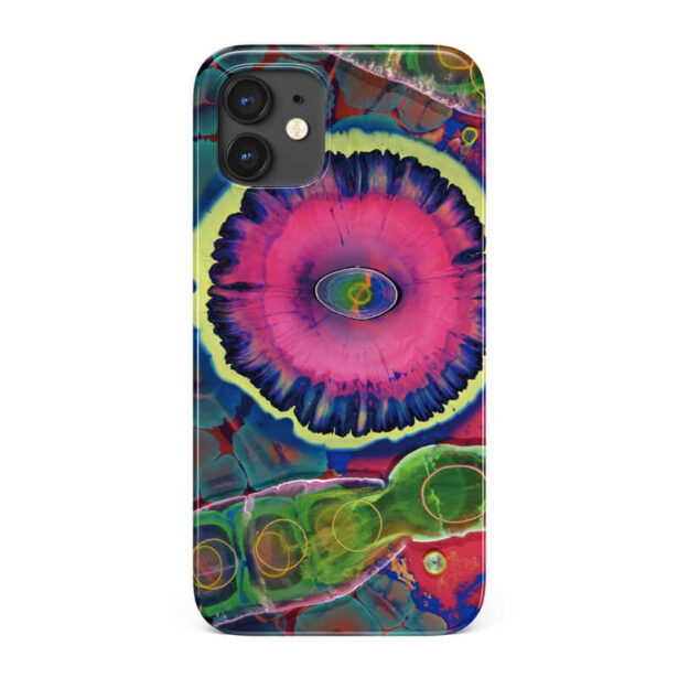 Abstract Cells Trippy iPhone Case Future Y2K Aesthetic 1