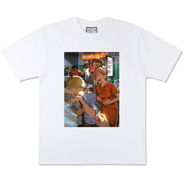 Denji Bar Lolipop Unisex T Shirt Chainsaw Man Animecore 1