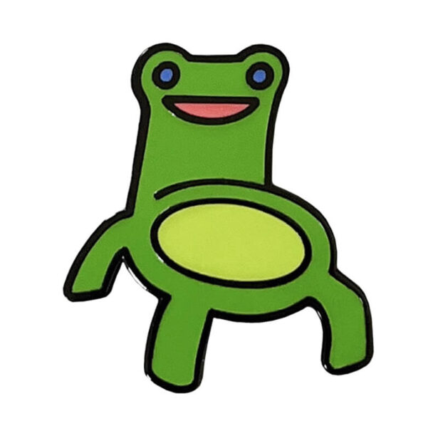 Froggy Chair Enamel Pin Animal Crossing Geek Style 1