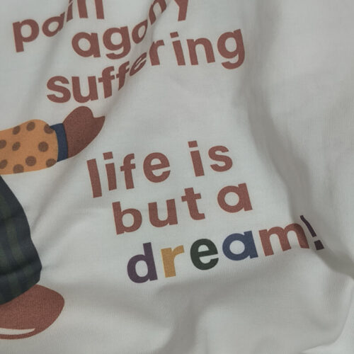 Life is But a Dream Unisex T-Shirt Clowncore Aesthetic photo review