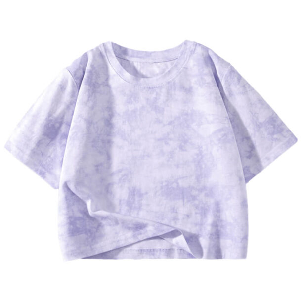 Pastel Tie Dye Crop Top for Women Softie Indie Aesthetic 1