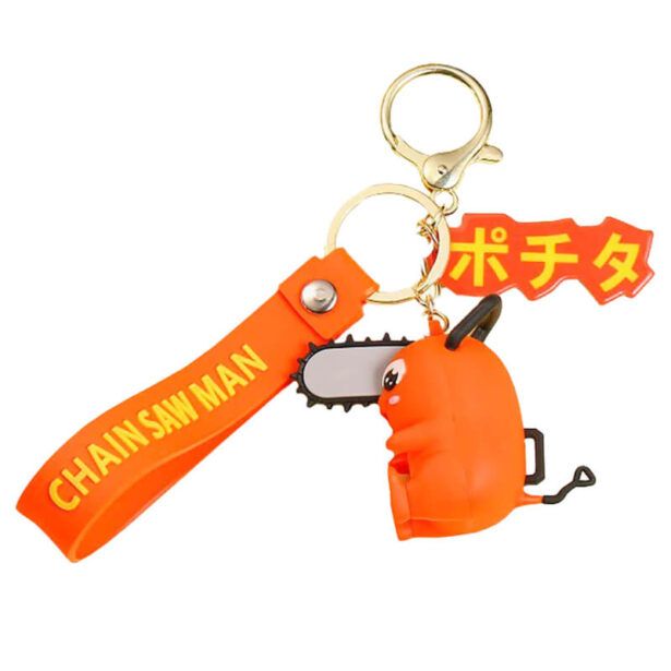 Pochita Toy Keychain Ring Chainsaw Man Animecore Aesthetic 1