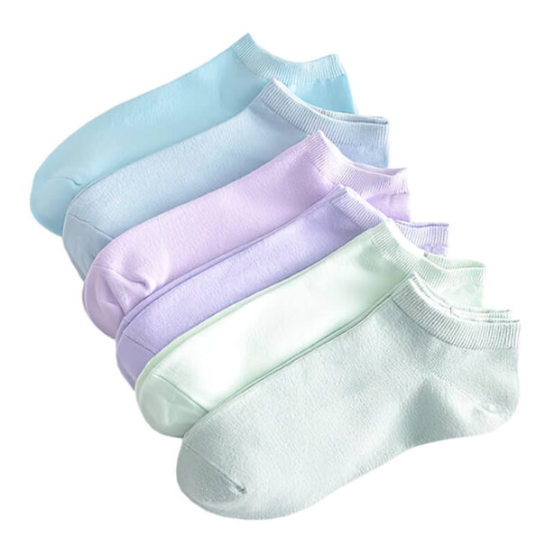 Soft Pastel Socks for Women Low Ankle Softie Aesthetic 1