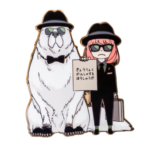 Anya Forger Dog Bond Forger Enamel Pin Anime Spy X Family 1
