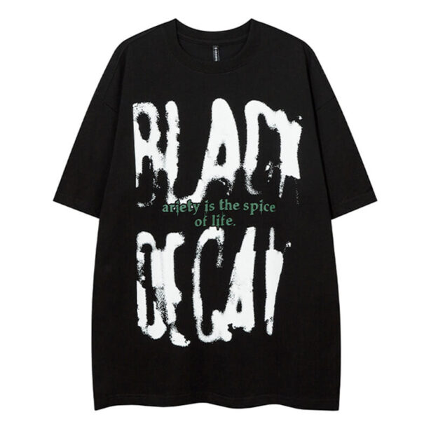 Black Decay Dark Fashion T Shirt Unisex Grunge Style 1