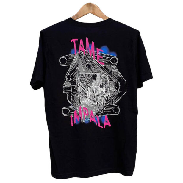 Black Tame Impala T Shirt Unisex Abstract Shape Indie Style 1
