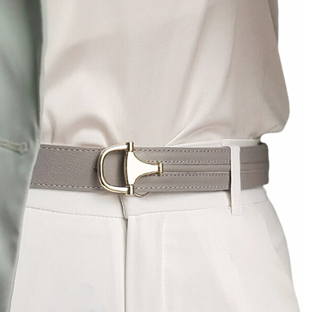 Boujee Academia Style Belt Retro Stylized Buckle Eco Leather 1