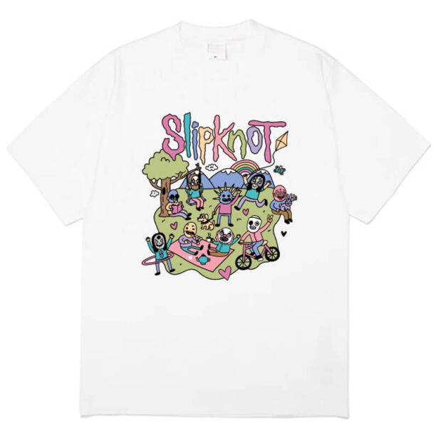 Cute Pastel Slipknot T Shirt Unisex Stylized Weirdcore Style 1