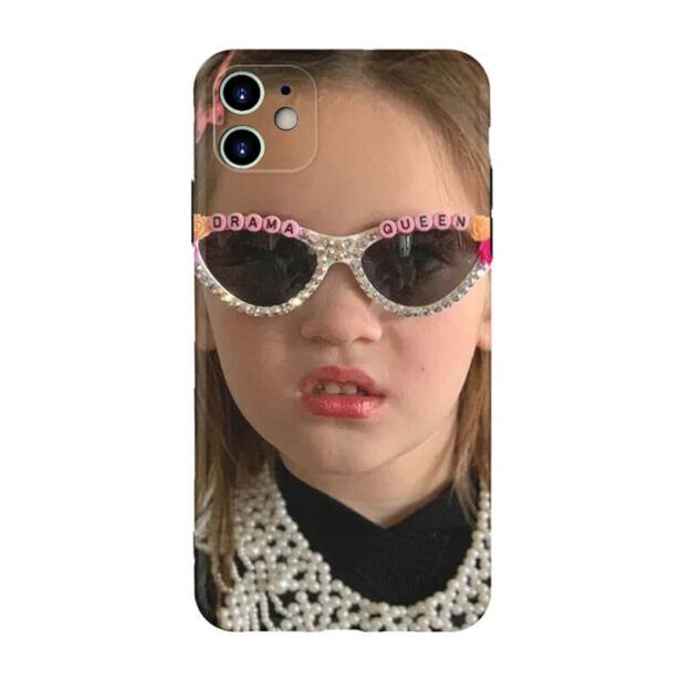 Drama Queen Meme Girl iPhone Case Weirdcore Aesthetic 1