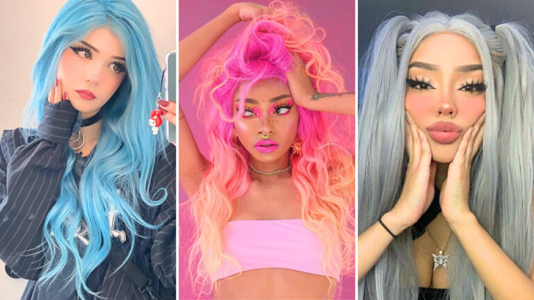 E-Girl Hairstyles - Dyeing Hair in Vivid Hues - What is the E-Girl Aesthetic