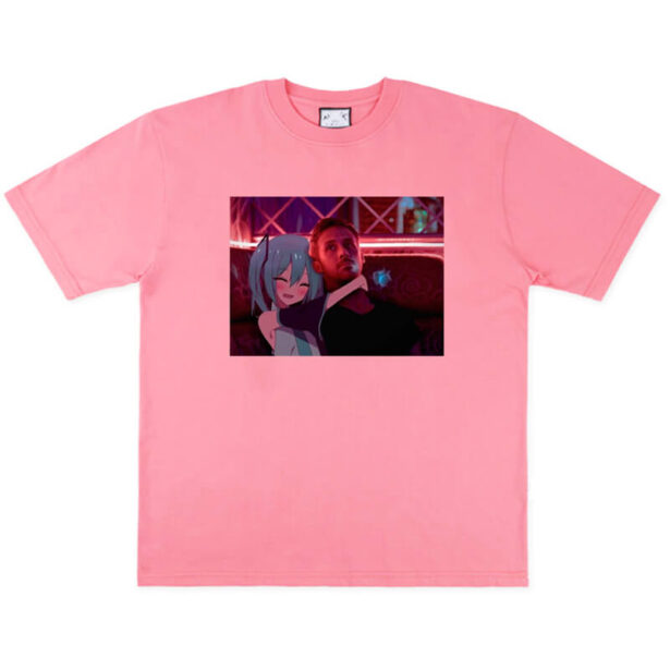 Hatsune Miku Hugs Rayan Gosling T Shirt Unisex Animecore 1