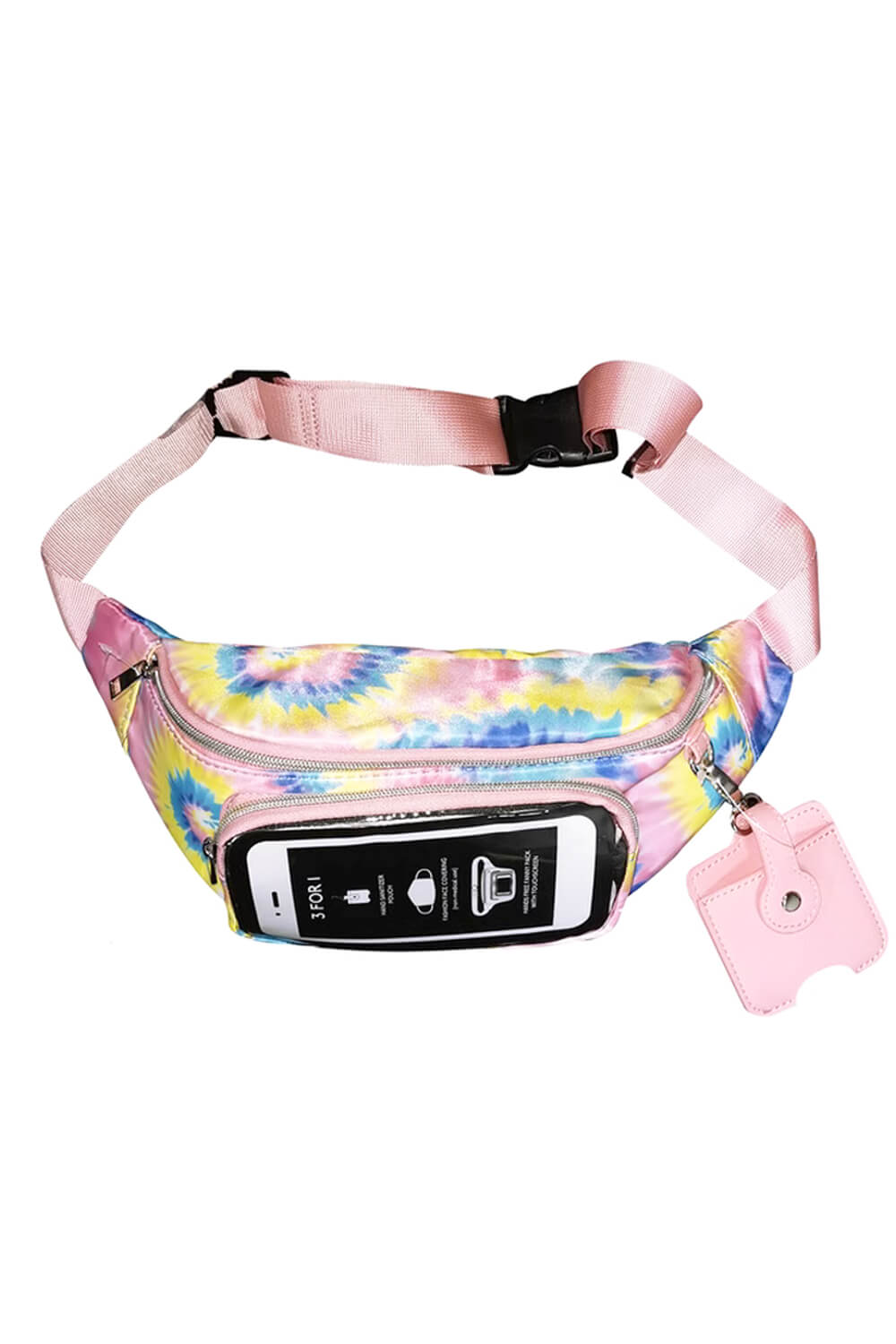 Pink Tie Dye Fanny Pack