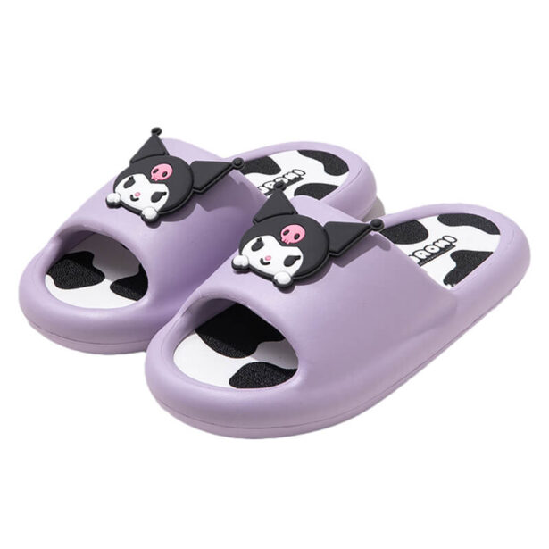 Kuromi Slides Beach Shoes Cute E Girl Sanrio Aesthetic 1