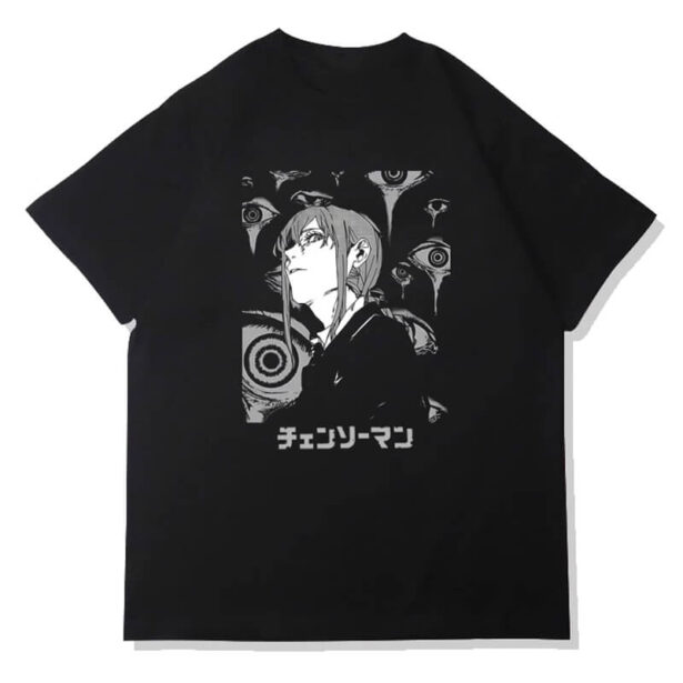 Makima Control Devil Eyes T Shirt Unisex Animecore Aesthetic 1