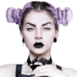 Matte Black Lipstick Goth Aesthetic Dark Fashion Vampire 1