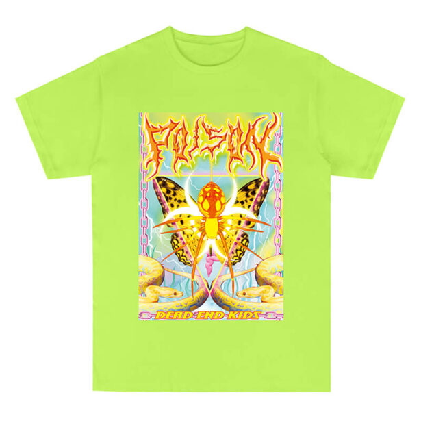 Poison Butterfly and Spider T Shirt Unisex Trippy Y2K Style 1
