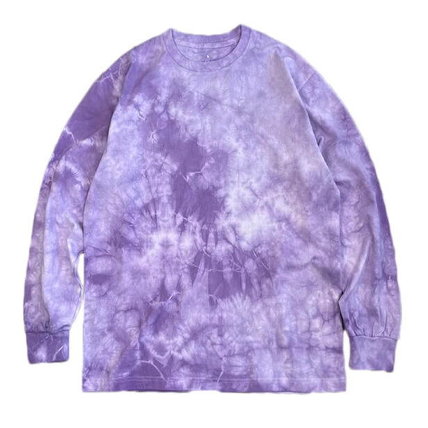 Tie Dye Long Sleeve Top Unisex Trippy Indie Aesthetic 1