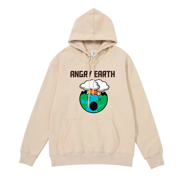 Angry Earth Unisex Hoodie Kidcore Aesthetic 1