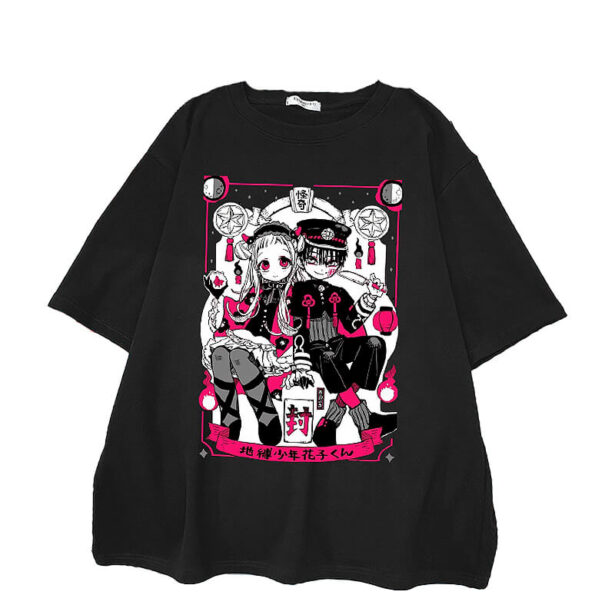 Black Women T Shirt Hanako Kun Print 2