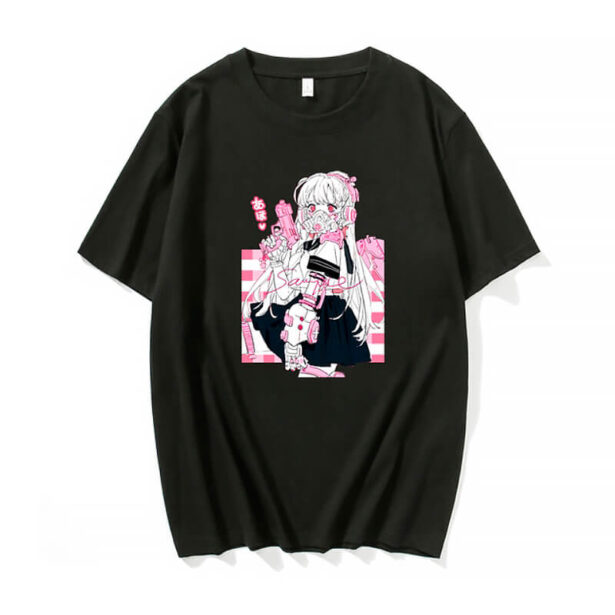 Black Women T Shirt Harajuku Style 1