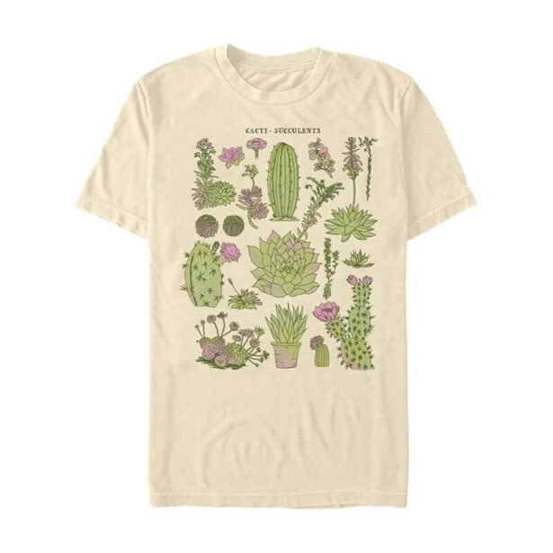 Cacti Succulents Unisex T Shirt Plant Mom Aesthetic 1