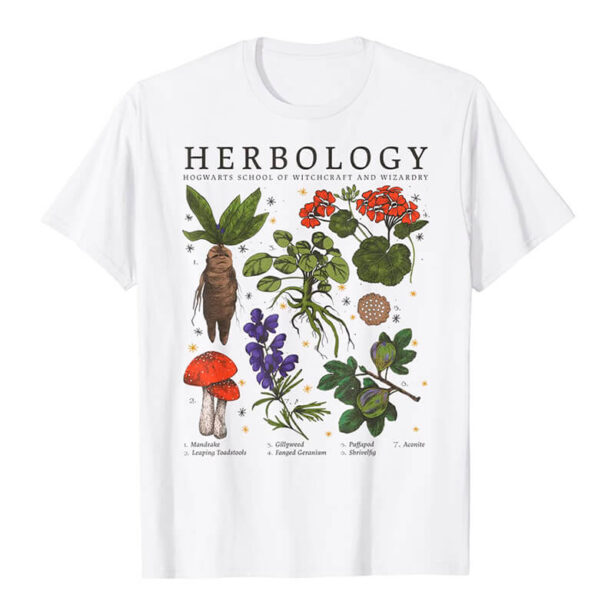Herbology Unisex T Shirt Artsy Plant Mom Aesthetic 1