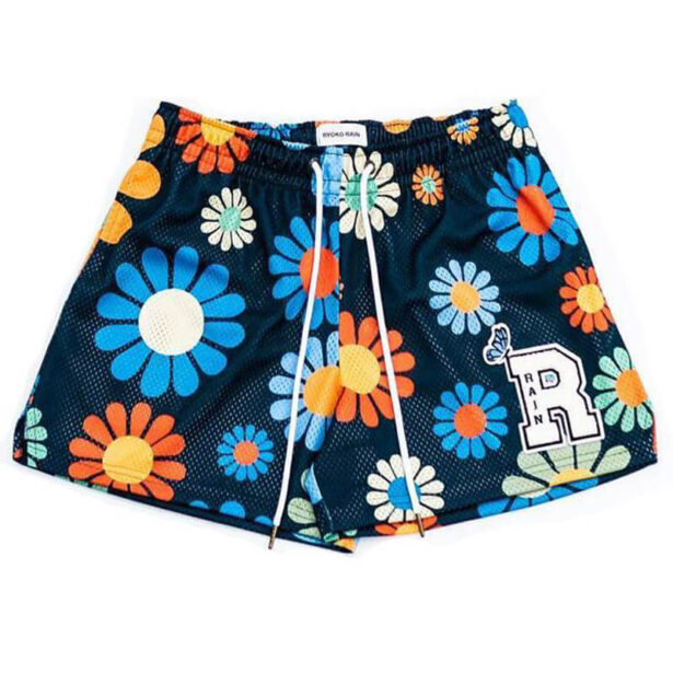 Indie Flowers Unisex Shorts Ryoko Rain Retro Core Aesthetic 1