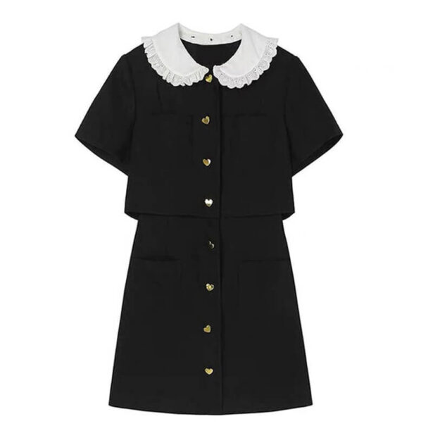 Little Witch Mini Women Dress Retro Aesthetic 1