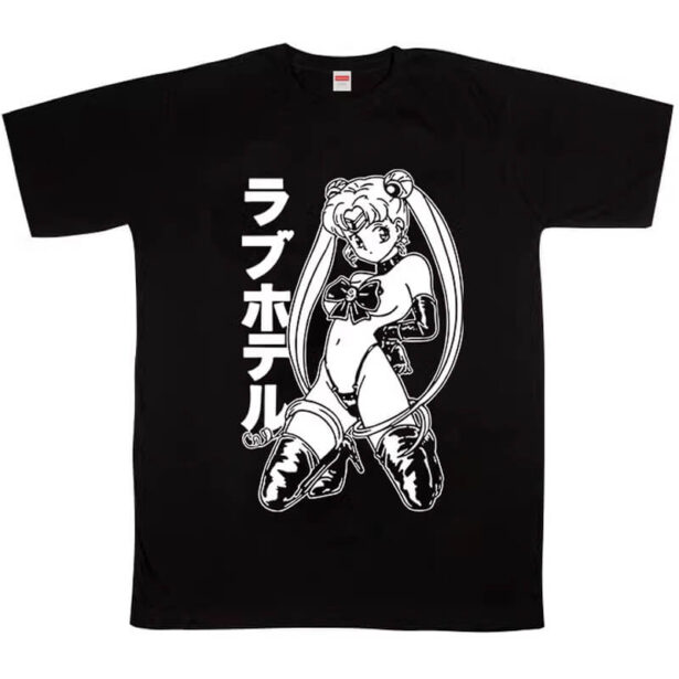 Love Hotel Hot Sailor Moon E Girl T Shirt Unisex Animecore 1