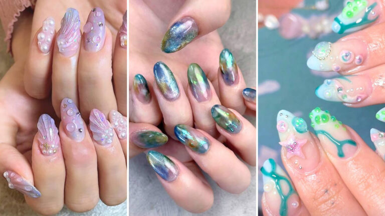 Mermaidcore Nails and Nail Art - What is the Mermaidcore Aesthetic - Aesthetics Wiki - Orezoria