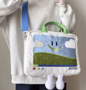 Windows XP Aesthetic Embroidery Handbag photo review