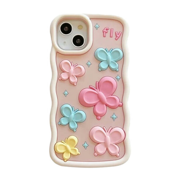 Pastel Color Butterfly iPhone Case 1