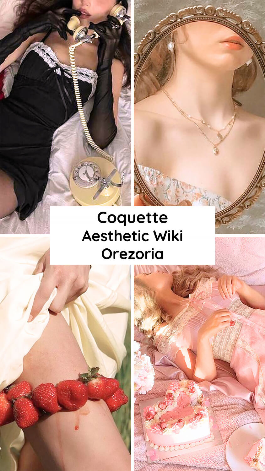 What is the Coquette Aesthetic Aesthetics Wiki Orezoria