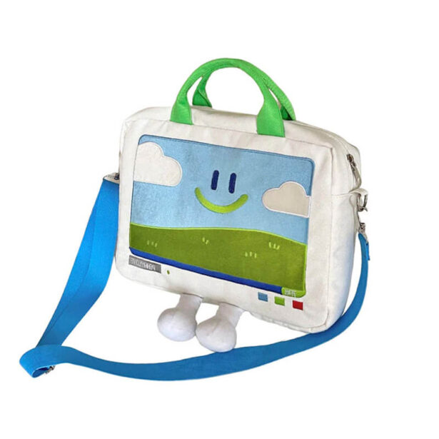 Windows XP Aesthetic Embroidery Handbag 1