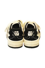 Artsy Faces Embroidery Tomboy Casual Streetstyle Sneakers