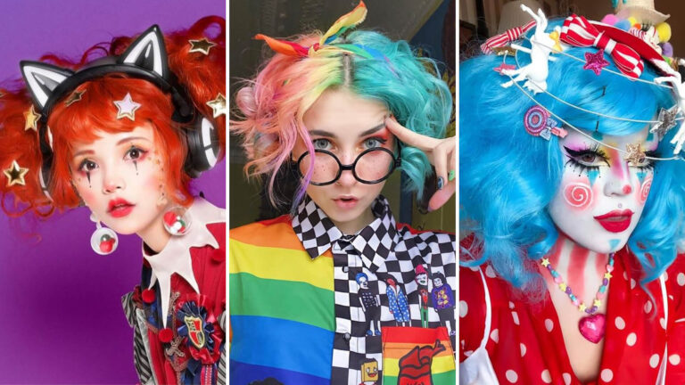 Clowncore Hairstyles and Wigs - What is the Clowncore Aesthetic -Aesthetics Wiki - Orezoria