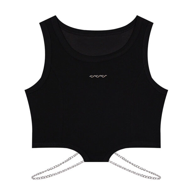 Edgy Grunge Waist Chains Techwear Womens Tank Top 1 3