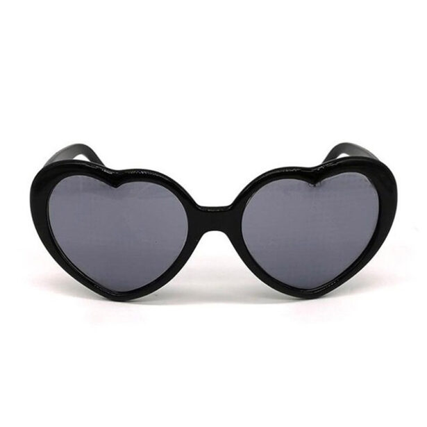 Hologram Vision Light Reflects Heart Shape Sunglasses 1