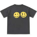 I Like You're Different Smiley Face Artsy 60's Print T-Shirt